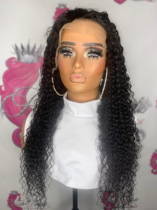 Deep Curly Frontal Wig